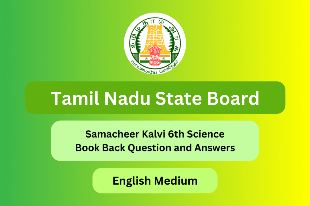 Samacheer Kalvi 6th Science Books English Medium
